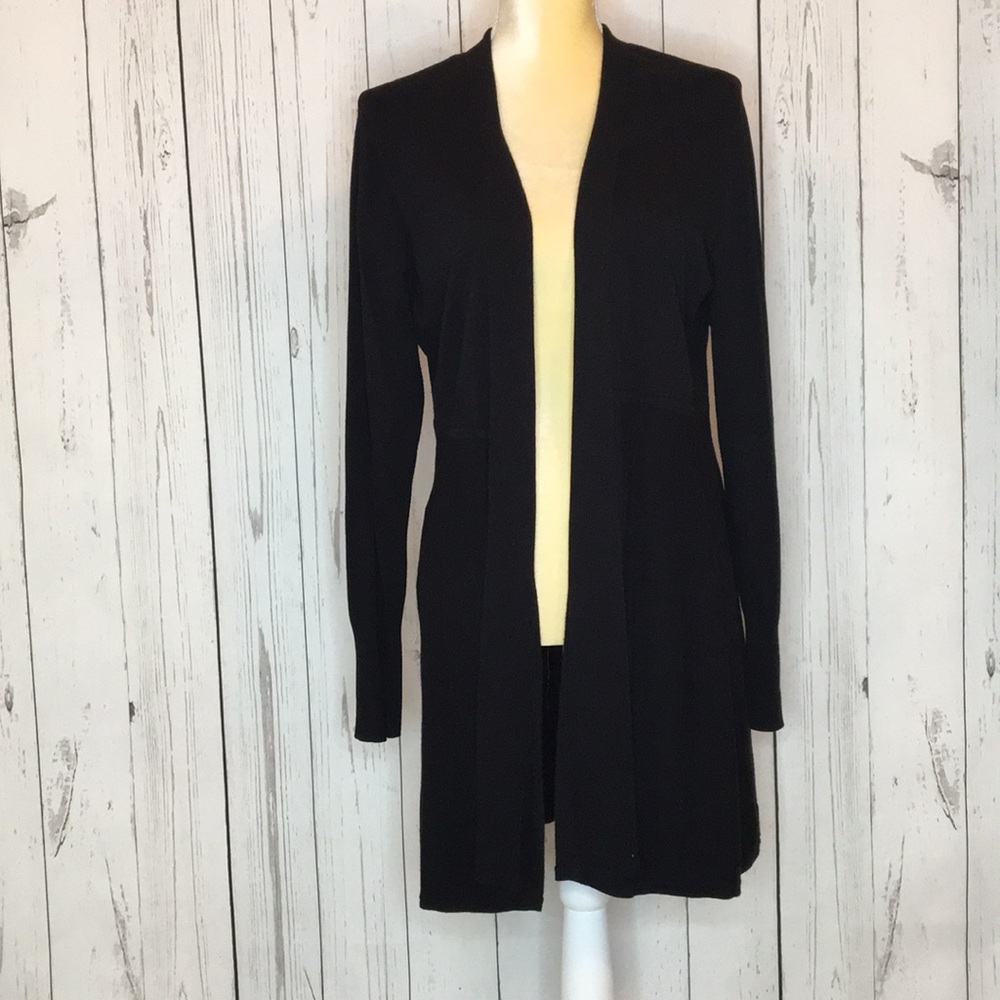 Taifun Fine Knit Long Cardigan with belt